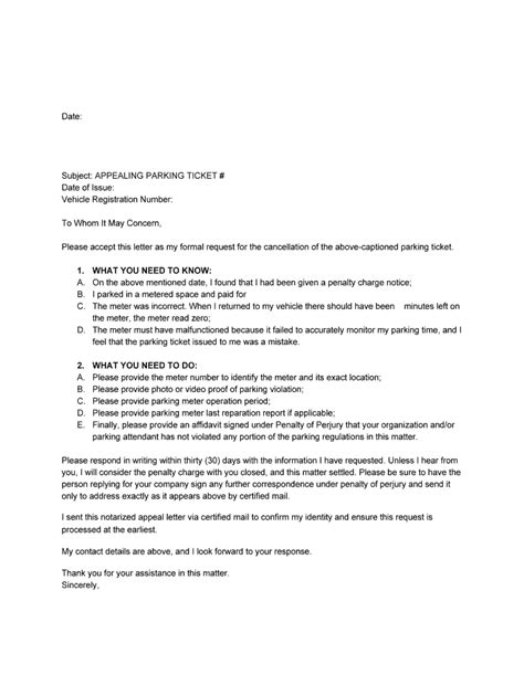 Parking Tickets & Appeals .